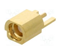 Connector: MMCX; socket; female; card edge; horizontal; SMT | MMCX-12  | MMCX-12