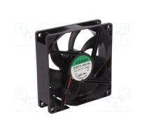 Fan: DC; axial; 12VDC; 92x92x25mm; 87.04m3/h; 34dBA; slide bearing | EF92251S1-A99-A  | EF92251S1-1000U-A99