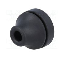 Grommet; Ømount.hole: 19mm; elastomer thermoplastic TPE; black | T-VET7-10/BK  | 100188