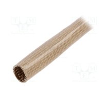 Insulating tube; fiberglass; beige; -30÷155°C; Øint: 2.5mm; L: 10m | SEP5KV-2.5-LBR-10  | SEP5KV-2,5-LBR-10