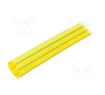 Heat shrink sleeve; glueless; 2: 1; 31.8mm; L: 1m; yellow-green | RCH1-31.8/15.9X1YG  | WRJCC3181159110030K1