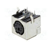 Mini DIN, 6 pos, R/A, Shield | 5749231-1  | 5749231-1