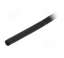 Protective tube; Size: 16; polyetylene LD; black; L: 100m; incised | PW-G.6150RP  | G.6150R