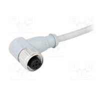 Plug; M12; PIN: 4; female; A code-DeviceNet / CANopen; 3m; cables | 43-10189  | SAL-12-RKW4-3/A1