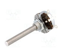 Potentiometer: shaft; single turn; 25kΩ; 4W; ±10%; 6mm; wirewound | POT4W-25K  | 3104608787