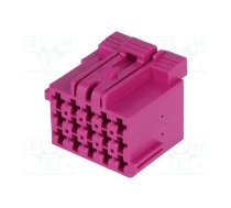 Connector: rectangular; plug; female; JPT; for cable; PIN: 15; 5mm | 1-967623-1  | 1-967623-1