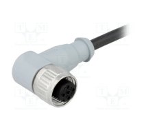 Plug; M12; PIN: 4; female; A code-DeviceNet / CANopen; 3m; cables | 43-10201  | SAL-12-RKW4-3/K1