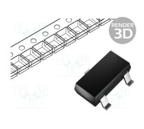 Transistor: N-MOSFET; unipolar; 30V; 3A; 0.9W; SOT23 | AO3434A  | AO3434A