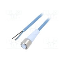 Connection lead; M12; PIN: 4; straight; 10m; plug; 250VAC; 7024 | 7024-12221-3211000  | 7024-12221-3211000