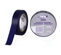 Tape: electrical insulating; W: 15mm; L: 10m; Thk: 0.15mm; blue; 241% | HPX-5200-1510BL  | IL1510