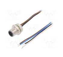 Socket; M12; PIN: 4; male; A code-DeviceNet / CANopen; cables; 0.5m | 43-01082  | SAL-12-FS4-0,5-9