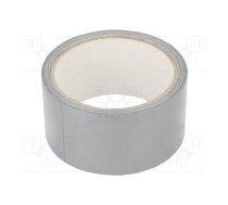 Tape: duct; W: 48mm; L: 10m; Thk: 0.14mm; silver; rubber; -10÷75°C | SCAPA-3159-48/10SV  | TAŚMA 3159 48MM/10M SREBRNA TKANINOWA