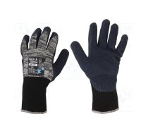 Protective gloves; Size: 9,L; grey; cotton,latex,polyester | WG-333-L/09  | 52776