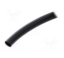 Insulating tube; PVC; black; -20÷125°C; Øint: 8mm; L: 10m; UL94V-0 | PVC125-8-BK-10  | PVC125-8-BK-10