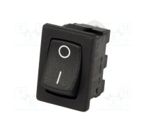 ROCKER; SPST; Pos: 2; ON-OFF; 10A/250VAC; 10A/28VDC; black; 8600 | AE-H8600VBACN | H8600VBBB076W