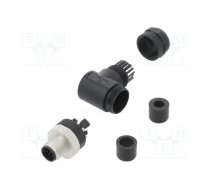 Plug; M12; PIN: 8; male; A code-DeviceNet / CANopen; for cable | SM12-CRP-A8Q-1D9  | PB-M12A-08P-MM-SR7001-00A(H)