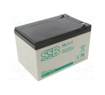 Re-battery: acid-lead; 12V; 12Ah; AGM; maintenance-free; 4.1kg | ACCU-HP12-12/S  | SBL12-12