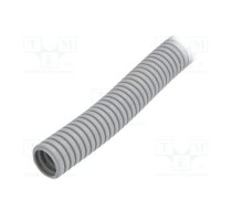 Protective tube; Size: 20; PVC; grey; L: 25m; -25÷60°C; 320N | PW-6100A-25  | 6100A-25