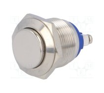 Switch: vandal resistant; Pos: 2; SPST-NO; 0.5A/220VAC; 2A/36VDC | V19-10H-S | GQ19H-10/S