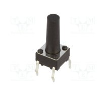 Microswitch TACT; SPST-NO; Pos: 2; 0.05A/12VDC; THT; none; 1.6N | TACT-613N-F