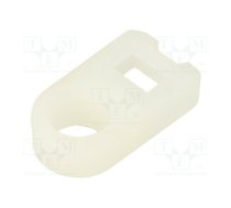 Holder; screw; polyamide,polyamide 6.6; natural; cable ties | FH30-PA66-NA  | 151-61319