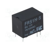 Relay: electromagnetic; SPDT; Ucoil: 12VDC; Icontacts max: 1A; FRS1 | FRS1H12  | FRS1H-S-DC12