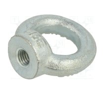 Lifting eye nut; eye; M10; steel; Plating: zinc; DIN 582; 25mm | DIN582-M10-ST  | DIN 582-M10-ST