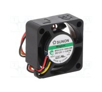 Fan: DC; axial; 12VDC; 25x25x10mm; 6.42m3/h; 26dBA; Vapo; Out: F type | MF25101V1-G99-A | MF25101V1-1000U-G99