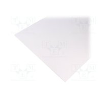 Sheet; Dim: 300x498mm; Thk: 1mm; white; KOMADUR; 0.149m2 | ANT474398.03000500  | 474398.03000500