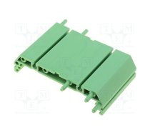 DIN rail mounting bracket; 72x45mm; Body: green | DIN-72-45  | 72/45/GREEN