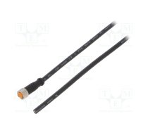 Connection lead; M8; PIN: 4; straight; 10m; plug; 50VAC; 4A; 0800 | 080004002-10M  | 0800 04 002 10M