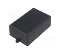 Enclosure: multipurpose; X: 70mm; Y: 109mm; Z: 40mm; ABS; black | CP-19-27-BK  | CP-19-27 BLACK