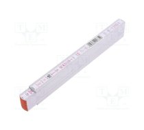 Folding ruler; L: 2m; Width: 17mm; Class: III; white | STAB-1334  | 01334