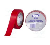 Tape: electrical insulating; W: 19mm; L: 10m; Thk: 0.15mm; red; 241% | HPX-5200-1910RD  | IR1910