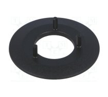 Collar with pointer; ABS; black; push-in; Pointer: white; 40mm | A7331010 | A7331010