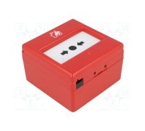 Safety switch: fire warning hand switch; CXM; SPDT; IP24; ABS; red | CXM/CO/GP/R/BB  | CXM/CO/GP/R/BB