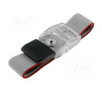 Wristband; ESD; 20mm; press stud male 4mm | BAND-ONETOUCH4  | ONE TOUCH BAND/4