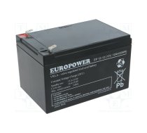 Re-battery: acid-lead; 12V; 12Ah; AGM; maintenance-free; EP | ACCU-EP12-12/EUR  | EP 12-12