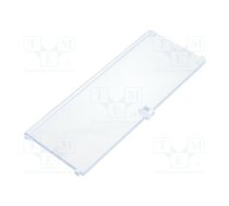 Front panel; with hinges; 6M Modulbox One; transparent | IT-P05060721R  | P05060721R