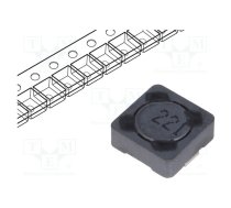 Inductor: wire; SMD; 220uH; 350mA; 1.65Ω; ±20%; 7.3x7.3x3.4mm | PCS73MT221  | PCS73MT221