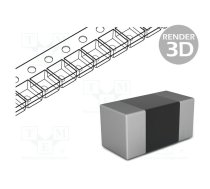 Inductor: ferrite; SMD; 0603; 10uH; 3mA; 1.85Ω; Q: 30; ftest: 2MHz | DL0603-10  | DL0603-10