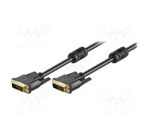 Cable; DVI-D (24+1) plug,both sides; 10m; black | DVIMM241/10G  | 93109