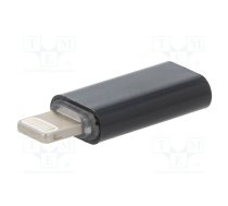 Adapter; Cablexpert; Apple Lightning plug,USB C socket | A-USB-CF8PM-01 | A-USB-CF8PM-01