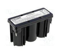 Re-battery: acid-lead; 6V; 2.5Ah; Size: MONOBLOK; AGM; 114x46x70mm | CYCLON-D6  | 0819-0012