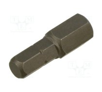 Screwdriver bit; hex key; HEX 8mm; 1/4"; Overall len: 25mm | KT-102508H | 102508H