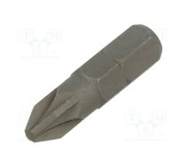 Screwdriver bit; Pozidriv®; PZ2; Overall len: 25mm | KT-102502Z  | 102502Z