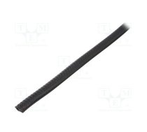 Hole and edge shield; PVC; L: 10m; black; H: 11.4mm; W: 9mm | UT-4.8.2-10M  | UT-4.8.2