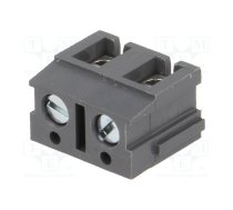 Connector: PCB terminal block; terminal; 10A; 300V; angled 90° | DG300-7.5-2P11 | DG300-7.5-02P-11-00A(H)