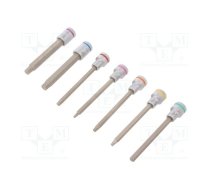 Wrench-set; socket spanner; hex key; Chrom-vanadium steel; 3/8" | WERA.05003181001 | 05003181001
