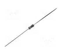 Resistor: metal film; THT; 10MΩ; 0.6W; ±1%; Ø2.5x6.8mm; 50ppm/°C | M0.6W-10M  | MF006FF1005A50